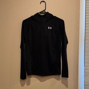 Under Armour Black Pullover with White Logo
